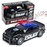 CELMAN Polizeiauto Spielzeug mit Sirene und Blinklicht City Defender, Maßstab 1:16 Großes Spielzeugauto für Kinder Jungen 3 4 5 6 7 8 Jahre