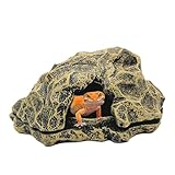 Schildkrötenhöhle - Reptilienhöhle Aquarium Unterschlupf Für Schlangen - Landschaft Sonnenplatz Aquarium Deko Für Kleine Fische Schlangen Schildkröten Amphibien