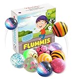Kleintober Premium Flummi Set I mit Spielideen I Flummis groß 35mm I Mitgebsel Kindergeburtstag I Jump Ball I Flummies für Kinder I Springball I Kindergeburtstag Gastgeschenke