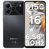 DOOGEE Note 56 Android 16 Smartphone Ohne Vertrag, 6150mAh Akku, 8,45mm Ultradünn + 6.56' HD + 90Hz Handy Günstig, Octa Core, 24 GB + 64 GB/ 2TB TF, 4G Dual SIM Simlockfreie Handys, Face ID/GPS/OTG