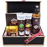 Panu Geschenkset Large - Entspannungs Geschenke für Frauen - Premium Gifts for Women Beauty Box - Wellnes Set für Frauen - Hochwertiges Geburtstagsgeschenk inkl. Glückwunschkarte