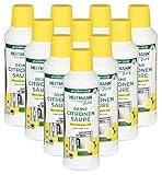 HEITMANN pure Reine Citronensäure: Ökologischer Bio-Entkalker, Reinigung für Küche & Bad, flüssig, 10x 500 ml