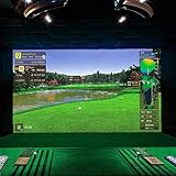Golf Simulator impact screen, 150 Zoll dickes, schlagfestes Projektionstuch-Ziel, Aufprallbildschirm für Golfsimulator, Golfschwungtraining zu Hause für Golftrainingssportarten im Innen- und(Size:4: