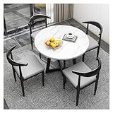 ASumPio Konferenztisch Für Kleine Büros, Clubtisch Für Empfangsräume, Tisch Für Besprechungsräume, Frühstücksbartisch Und Stuhlset Für Die Küche, Couchtisch Für Küche Und Es,Light Gray-80cm/31.5in