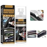 Miioto Kfz-Kunststoff- und Gummipflegestifte, Gummipflege Auto Dichtung, Autopflege Premium Auto-Kunststoffpflege für Innen & Außen-100ml