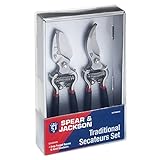 Spear & Jackson CUTTINGSET8 Traditionelles Bypass- und Amboss-Gartenscheren-Set