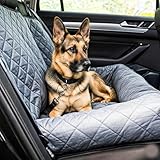 MAMUTYA Premium Atmungsaktive Hundedecke Auto Rückbank | Rutsch-& Wasserfeste Autoschutzdecke Hund Rücksitz | Kratzfeste & Waschbare Auto Hundedecke Rücksitz | Rückbank Schutz Hund | 130x90cm