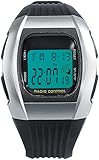 PEARL Funkarmbanduhr: Digitale Unisex-Sport-Funkuhr mit LCD-Display SW-640 dcf (LCD Armbanduhr, Funkuhr Armband, Uhr Damen)