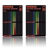 ECENCE 2X GLI Magnetische Füllstandsanzeige Gasstand Gas-Anzeiger für Propan-Gas oder Butan Gasflaschen Gaskocher