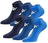 PUMA Sneakersocken 18 Paar Pack Statement Edition - Damen und Herren - Navigate-Peacoat Season - Gr. 43-46