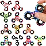 12er-Pack Fidget-Spinner-Spielzeug für Kinder und Erwachsene, Metall-Tri-Spinner zum Stressabbau, Weihnachts-Geburtstags-Strumpffüller-Klassenzimmerpreis für Jungen im Alter von 3–12 Jahren