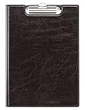 Durable Blockmappe A4, aufklappbar mit Federklemme und Innentaschen, schwarz, 235501