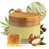 Bio Ultra Reichhaltige Gesichtscreme mit Bio-Jojobaöl & Arganöl, Shea-Butter - Intensive Feuchtigkeitscreme für Trockene, Empfindliche Haut, 50ml