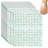 50 Stück Wasserdicht Transparent Bandage 15x12cm Tattoo Pflaster Rolle Medizinisches Klebeband Duschpflaster Wasserfest Pflaster Folienverband Antiallergisch zum Sport Duschen Swimming (50pcs 15*12cm)