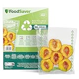 FoodSaver Vakuumierbeutel | recycel- und wiederverwendbare Lebensmittelbeutel | halten Lebensmittel bis zu 5x länger frisch | BPA-frei | 36 Beutel für Gefrierschrank und zum Garen (20cm x 2 cm; 0,94l)