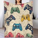 GQmoney Flauschige Spieldecke, weiche Bilderdecke für Kinder, personalisierte Auto-Geburtstagsgeschenke für Oma, 100 x 130 cm