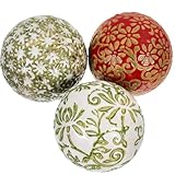 3 StüCk Keramische Schwimmende Kugeln Dekorative Ornamente FüR Teich Aquarium Und Garten - ZufäLlige Farben 6 cm Durchmesser