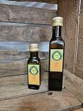ODENWÄLDER LEBENSMITTEL Premium Leinöl, Hochwertiges & Kaltgepresstes Leinöl aus besten Leinsamen, Ideal für Anbraten & gesunde Dressings – Made in Germany (100 ml)