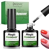 10ml*2 Nagellackentferner für Gelnägel,Gel Nail Polish Remover,Magic Remover,Shellac Entferner,Nagellackentferner,Einfach und Schnell Gel Nagellack Entfernung
