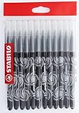 STABILO - Filzstift - power - 12er Pack - schwarz