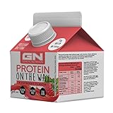 GN Laboratories Protein on the Way (6 x 300ml Himbeere) – praktischer laktosefeier Eiklar Protein Drink – optimal für Muskelaufbau