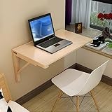Moderner Wand-Klapptisch, platzsparend, schwimmender Schreibtisch, vielseitig, faltbar, Ess- und Schminktisch für kleine Räume, stilvolle und funktionale Lösung für das Home Office