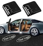 NewL 2X benutzerdefinierte Logo Wireless Projektor Auto Tür Schritt Höflichkeit Willkommen Lichter Pfütze Geist Schatten LED-Leuchten - Accept Custom Logo