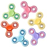 Fidget Spinners 6 Pack, Sensory Fidget Spielzeug ADHD Angst Spielzeug Stress Relief Reducer Hand Spinner Graduation Geschenk Klassenzimmer Preise Party Favors für Kinder Erwachsene