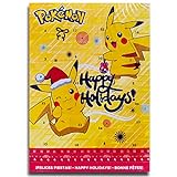 Pikachu Happy Hollidays - Adventskalender Schokolade, Schoko Weihnachts Kalender