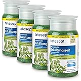 tetesept Meeressalz Erkältungszeit Bad –  Gesundheitsbad für die kalte Jahreszeit mit 6 ätherischen Ölen – Wohltuender Badezusatz mit natürlichem Meeressalz – 4 x 600 g