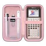 Hartschalenkoffer kompatibel mit Texas Instruments TI-84 Plus CE/TI-84 Plus/TI-Nspire CX II CAS/TI-Nspire CX II/TI-83 Plus/TI-85/TI-86/TI30xs/TI36X Pro/TI 34 Farbgrafikrechner (Roségold)