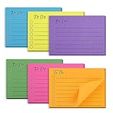 300 Blätter Haftnotizen, To Do Listen Block, Sticky Notes, Haftnotizen Klebezettel, Notizblöcke Linierte Notizzettel für Planer Erinnerung Büro Zuhause Schule Zubehör