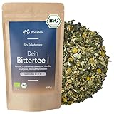 BIO Bittertee mit Löwenzahn, Wermut, Mariendistel und weiteren leckeren Bitterkräutern - Bitterstoff Kräutertee 100g Intensität: Leicht