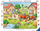 Ravensburger Kinderpuzzle - 06582 Mein Kleiner Bauernhof - Rahmenpuzzle für Kinder ab 4 Jahren, mit 24 Teilen