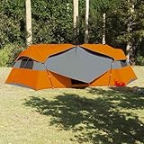 HOMEELIKE Familienzelt innen Grau 520 x 520 x 190 cm