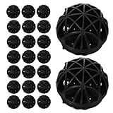 HOODANCOS 60 Stück Biobälle Filtermedium 26cm Wiederverwendbare Filterkugeln für Aquarium Teich und Pool Biologisches Filtermaterial für Klares Wasser und Wasseraufbereitung