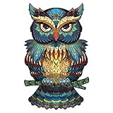 Vasysvi Holzpuzzle Erwachsene Wooden Puzzle Holz Spielzeug Tierform Unregelmäßige Teile Geschenk für Erwachsene und Kinder Familienspielsammlung Large Size 300 Pieces