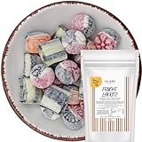 Saliamo | 200g Lakritz Bonbon, Frucht Bonbons mit Lakritze Geschmack, Retro Süßigkeit - Bonbons wie früher - Jahrmarkt Bonbons - Deutsche Manufaktur