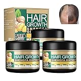 Ginagen Hair Regrowth Ginger Extract Cream ? Natürliches Haarwachstumsserum ? Feuchtigkeitsspendende Kopfhautmassage Haarfollikel Haarpflege (3 Stk)