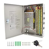 Weishuo 12V 20A 240W Kamera Netzteil 18 Kanal Netzteil Kasten für CCTV Kamera Videoüberwachung Leistungsnetzteil