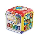 VTech Baby Entdeckerwürfel – Interaktiver Spielwürfel mit Musik, Formen und beweglichen Elementen – Für Kinder von 12-36 Monaten