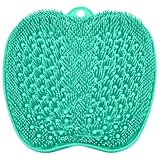 BESKAR Fußwäscher Bath Massage Pad mit Rutschfesten Saugnäpfen, Fuss Wäscher Dusche zum Reinigen der Füße Peeling No Bend, Fußpunkte Reflexzonenmatte zur Entspannung der Füße