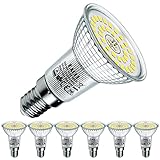 EACLL E14 LED Kaltweiß 6W Ersetzt 100W Halogen R50 Glühlampe, 6er-Pack. 820 Lumen 6000K Leuchtmittel, AC 230V Flimmerfrei Energiesparlampe, Abstrahlwinkel 120° Strahler Nicht Dimmbar Reflektorlampen