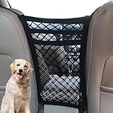 Auto-Hundeschutz, Haustier-Barriere mit Auto-Sicherheitsnetz, Organizer, dehnbare Aufbewahrungstasche, universell für Autos, SUVs, 3-lagig, Haustier-Hunde, Autozubehör, Sicherheit und Reisen