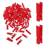 Garneck 160 Stück Teiliges Bunte Holzklammern Starke Retro-wäscheklammern mit Festem Halt Vielseitige Dekoklammern für Fotos DIY-bastelprojekte Windfest für Wäscheleine und Kreative