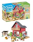 PLAYMOBIL Country 71248 Bauernhaus mit Wohn- und Schlafbereichen, inkl. Stall und Zubehör, ab 4 Jahren