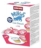 animonda Milkies Katzensnack mit Milch - Beauty (4 x 20 Cups á 15 g), portinierte Milch Katzensnacks für Erwachsene Katzen