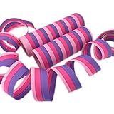 Neu 2019: 36 Luftschlangen * LILA-PINK-ROSA * als Deko für It's-a-Girl-Party oder Mädchen Kindergeburtstag | 2 Rollen mit je 18 Schangen in 3 Farben | Tischdeko Fee Prinzessin Party