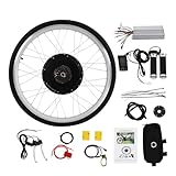 Beaudreaul Elektrofahrrad Umrüstsatz 1000W 48V Ebike Umbausatz mit LCD-Anzeige E-Bike Nachrüstsatz Hinterradsatz Hinterradmotor 460rpm, für Fahrräder mit einem 26-Zoll-Reifen