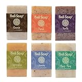 Bali Soap – Green Collection – natürliche Seife für Männer und Frauen – vegan, handgemacht, Badeseife – Variety Soap Pack, je 100 g